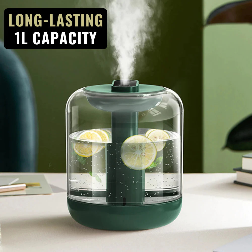 Revolutionary Fresh-Fruit Humidifier & Diffuser